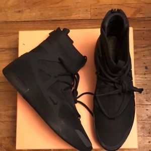 Nike Air Fear of God 1 Triple Black Size 11.5